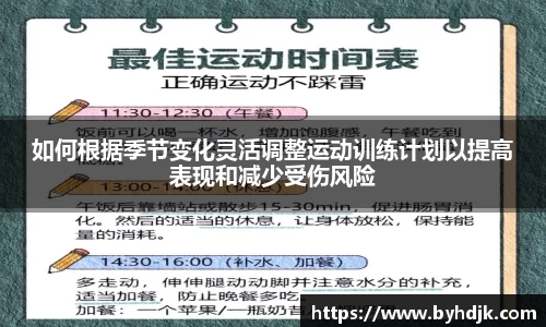 如何根据季节变化灵活调整运动训练计划以提高表现和减少受伤风险